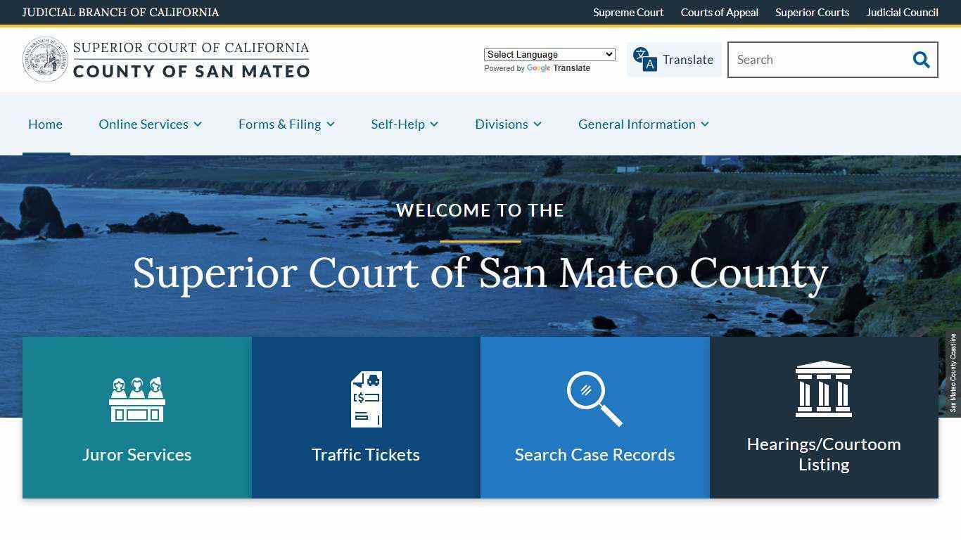 Home | Superior Court of California | County of San Mateo
